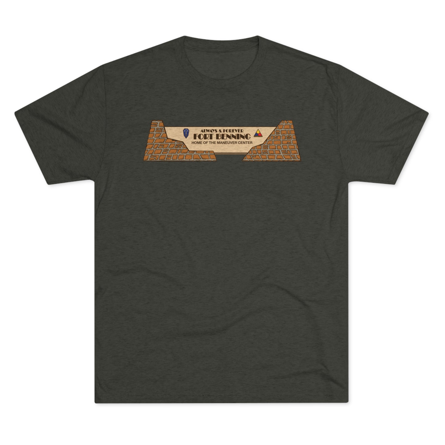 Fort Benning Forever Tri-Blend Tee