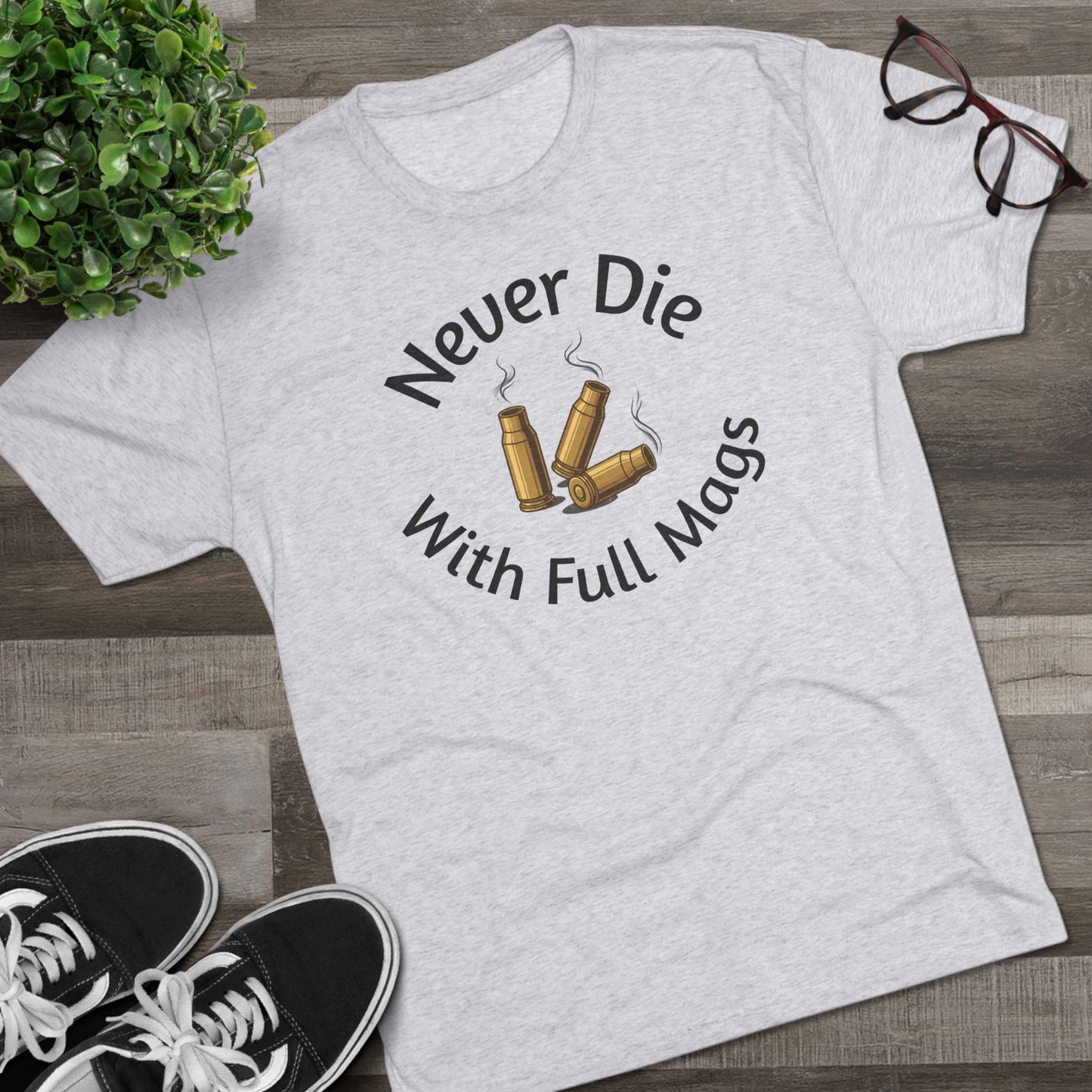 Never Die Full Tri-Blend Tee