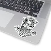 Saint of Fathers Sticker (Black/White)