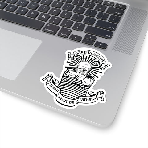 Saint of Fathers Sticker (Black/White)