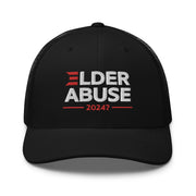 Elder Abuse Embroidered Trucker Cap