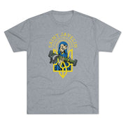 Ukraine Saint Javelin Tri-Blend Tee