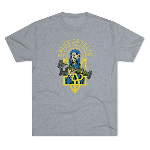 Ukraine Saint Javelin Tri-Blend Tee