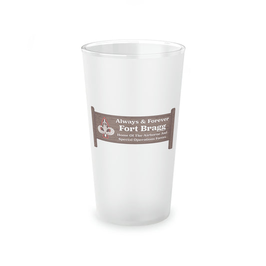 Fort Bragg Forever Pint Glass, 16oz