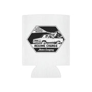 Regime Change Motor Co. Can Coozie (White)