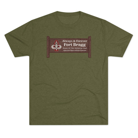 Fort Bragg Forver Tri-Blend Tee