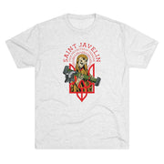 Ukraine Saint Javelin Tri-Blend Tee (Red)