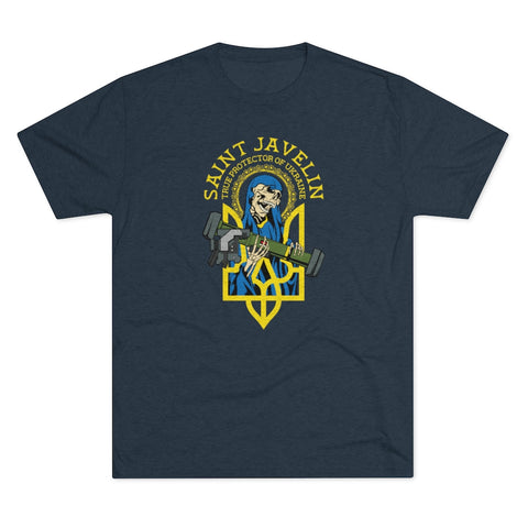 Ukraine Saint Javelin Tri-Blend Tee