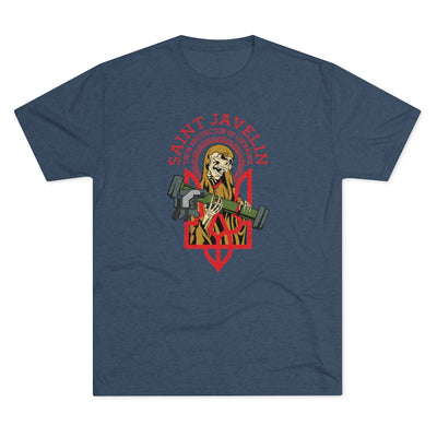 Ukraine Saint Javelin Tri-Blend Tee (Red)