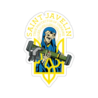 Ukraine Saint Javelin Sticker