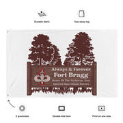 Fort Bragg Forever Flag (White)