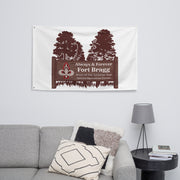 Fort Bragg Forever Flag (White)