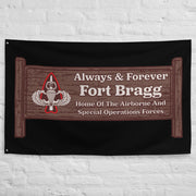 Fort Bragg Forever Flag (Black)