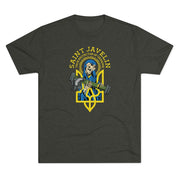 Ukraine Saint Javelin Tri-Blend Tee