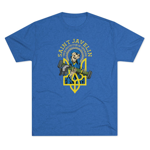 Ukraine Saint Javelin Tri-Blend Tee