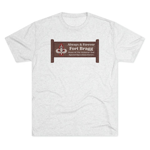 Fort Bragg Forver Tri-Blend Tee